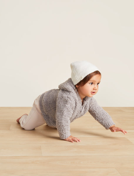 Nwot Barefoot Dreams Beanie in Pearl B6 CozyChic Lite® Infant Beanie | Barefoot Dreams® main image 3
