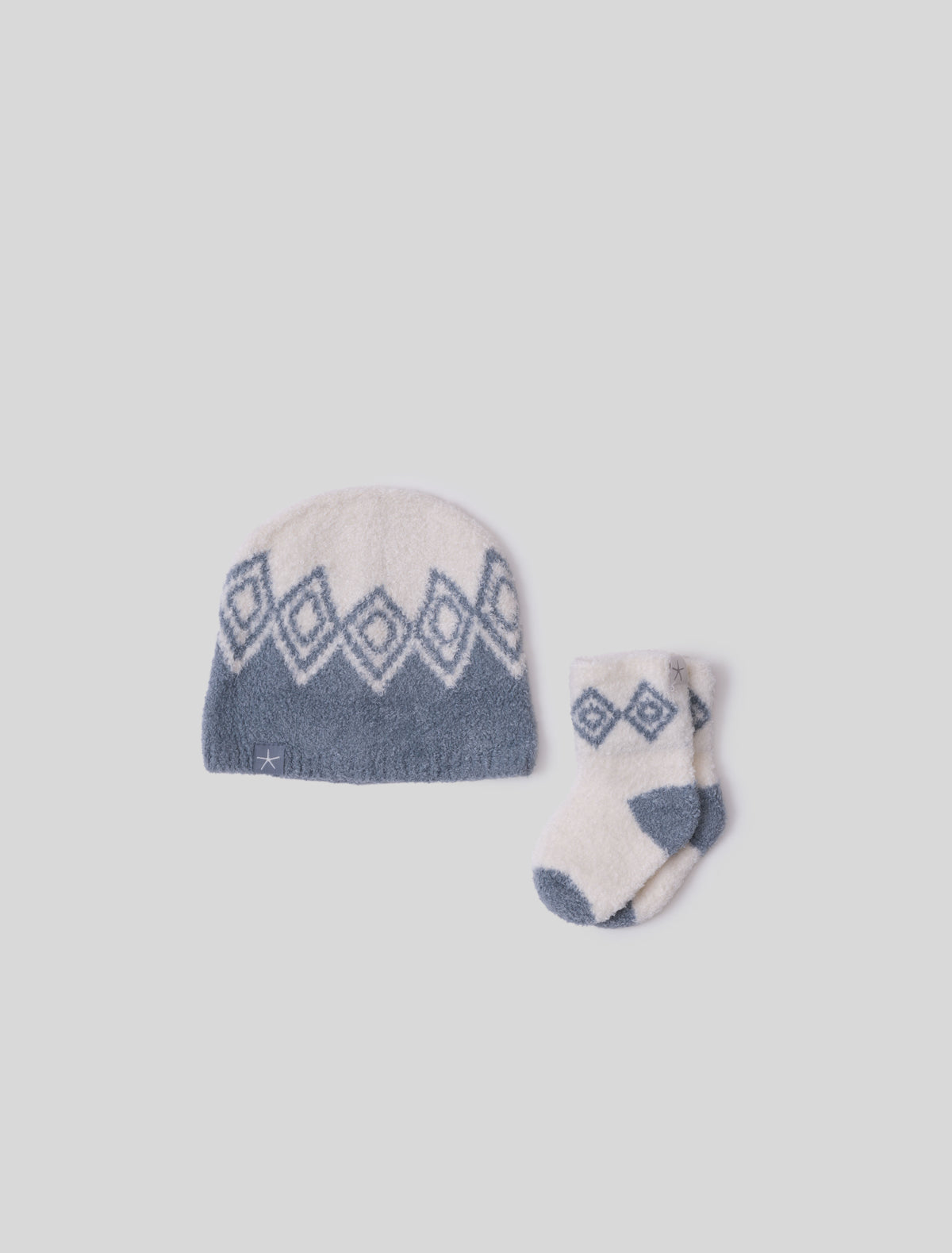 CozyChic Lite® Baby Fair Isle Beanie and Sock Set | Barefoot  display picture 2