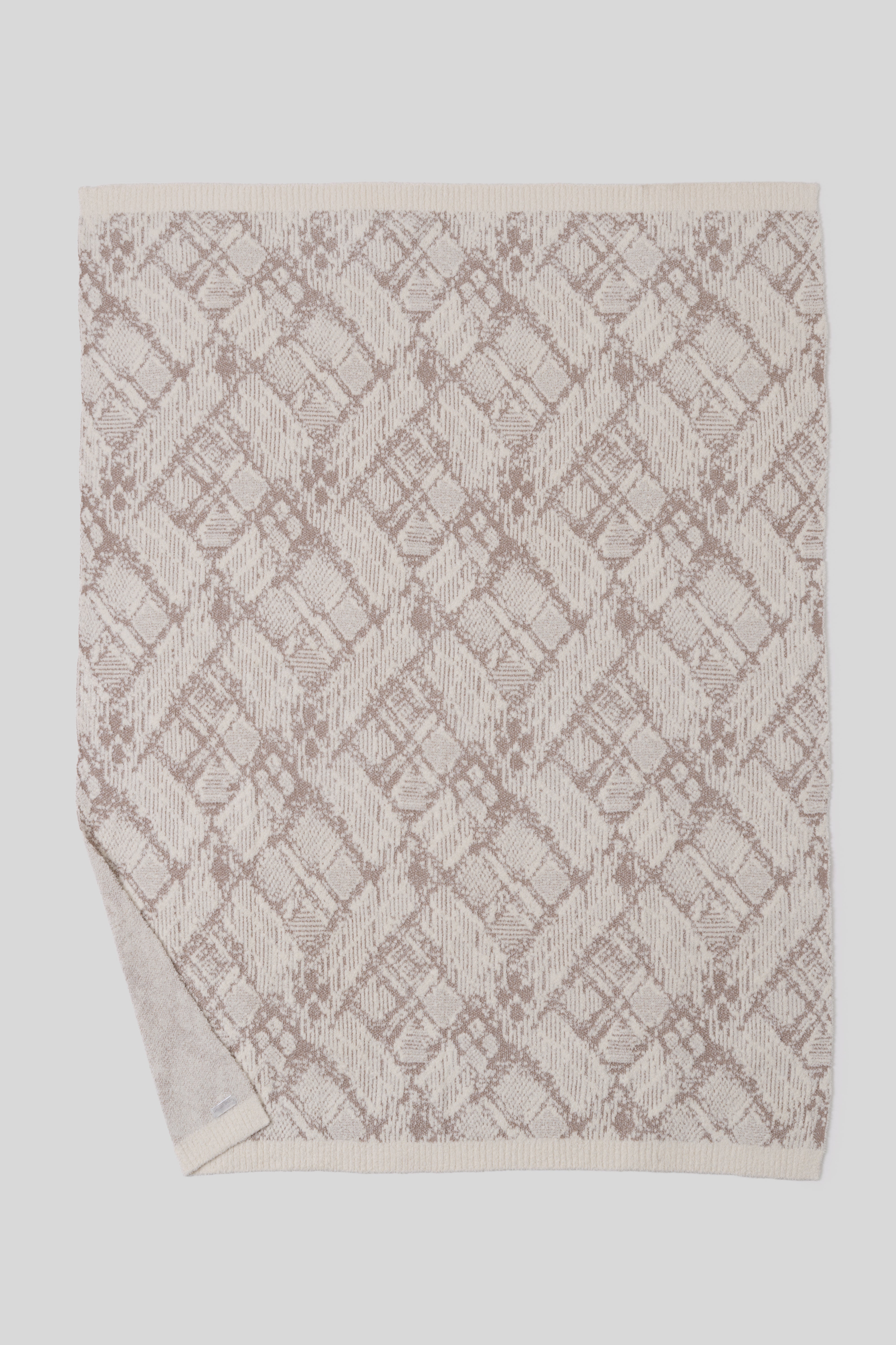 Barefoot Dreams CozyChic Cotton Graphic Texture Throw - Thumbnail 4