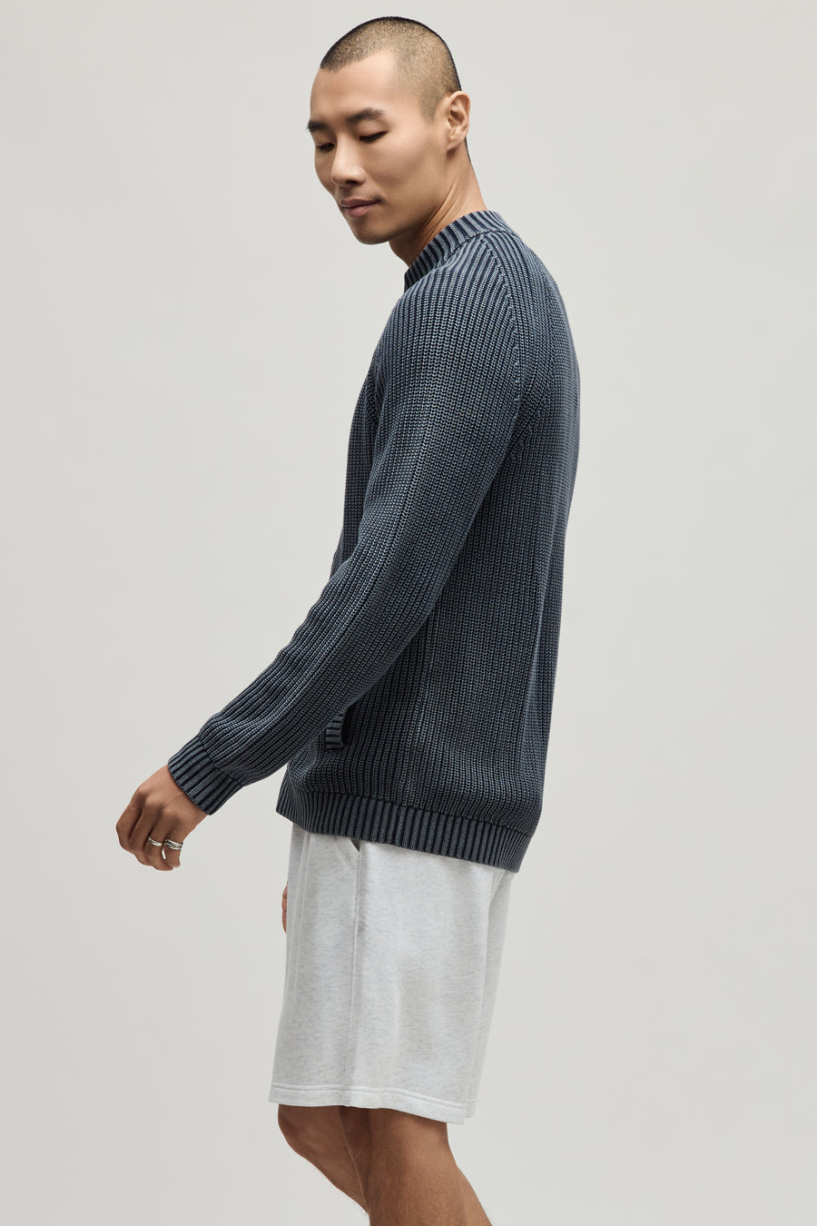 Sunbleach Zip Up Cardigan