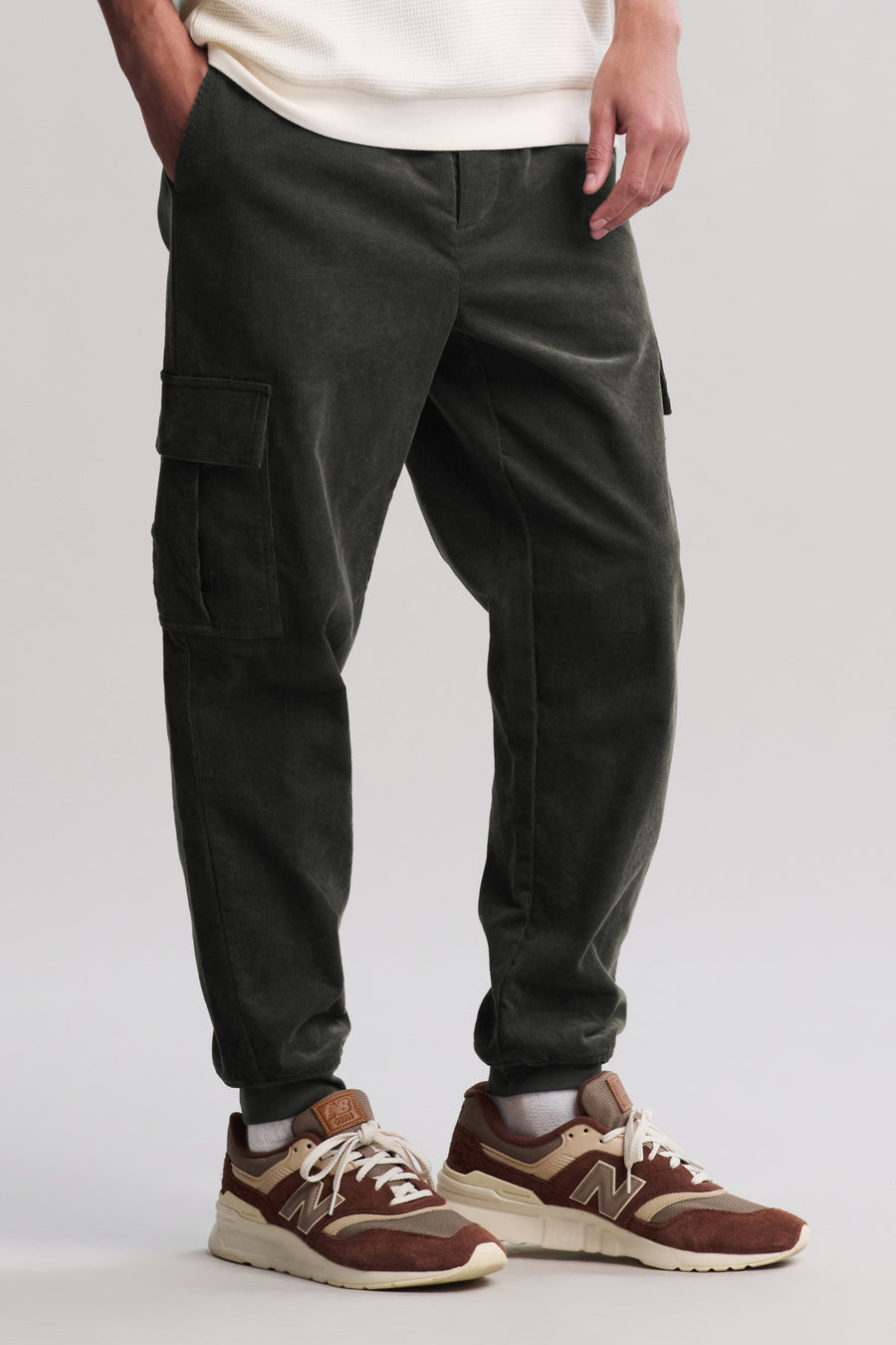 Malibu Collection® Men's Corduroy Jogger