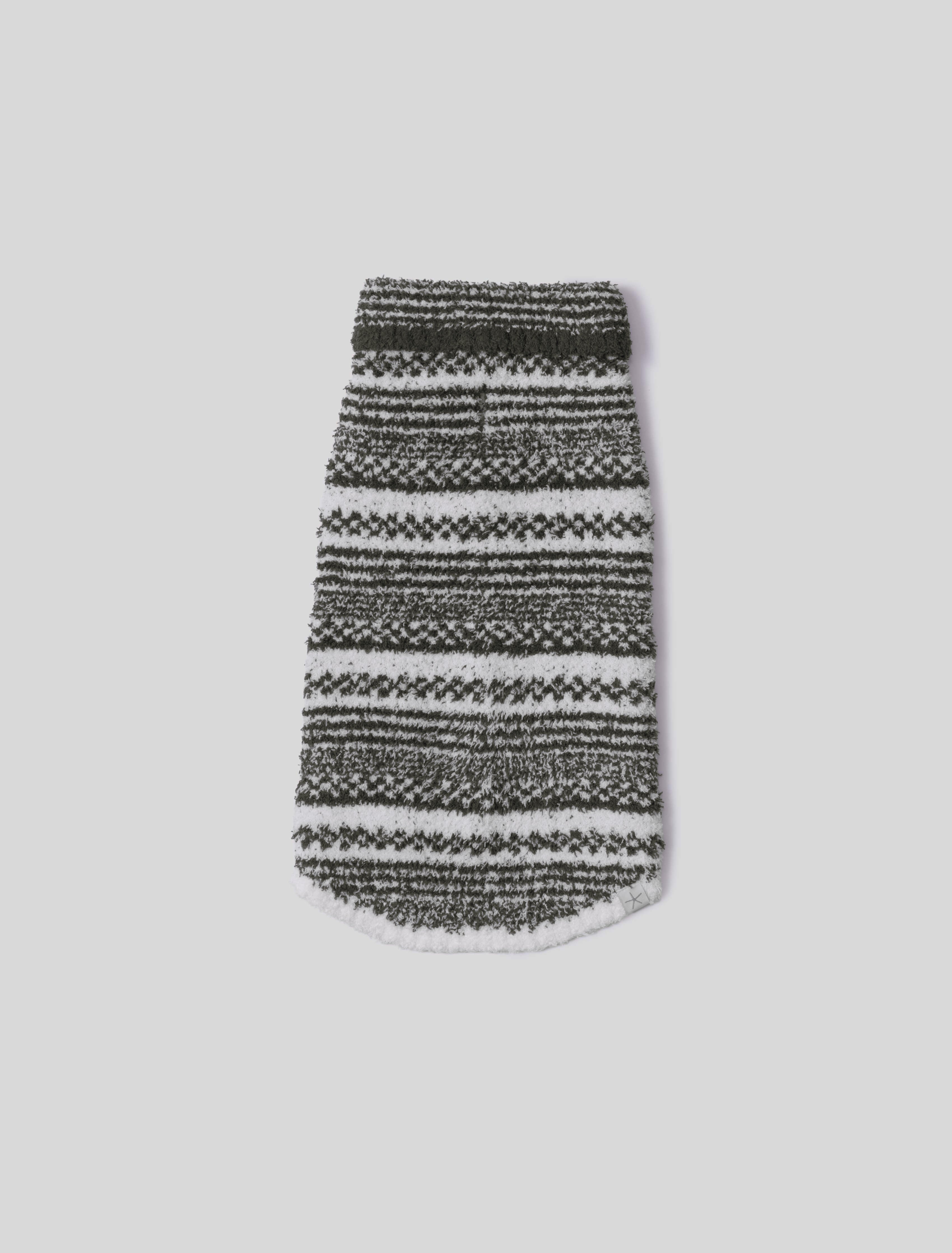CozyChic® Checkered Stripe Pet Sweater | Barefoot Dreams®