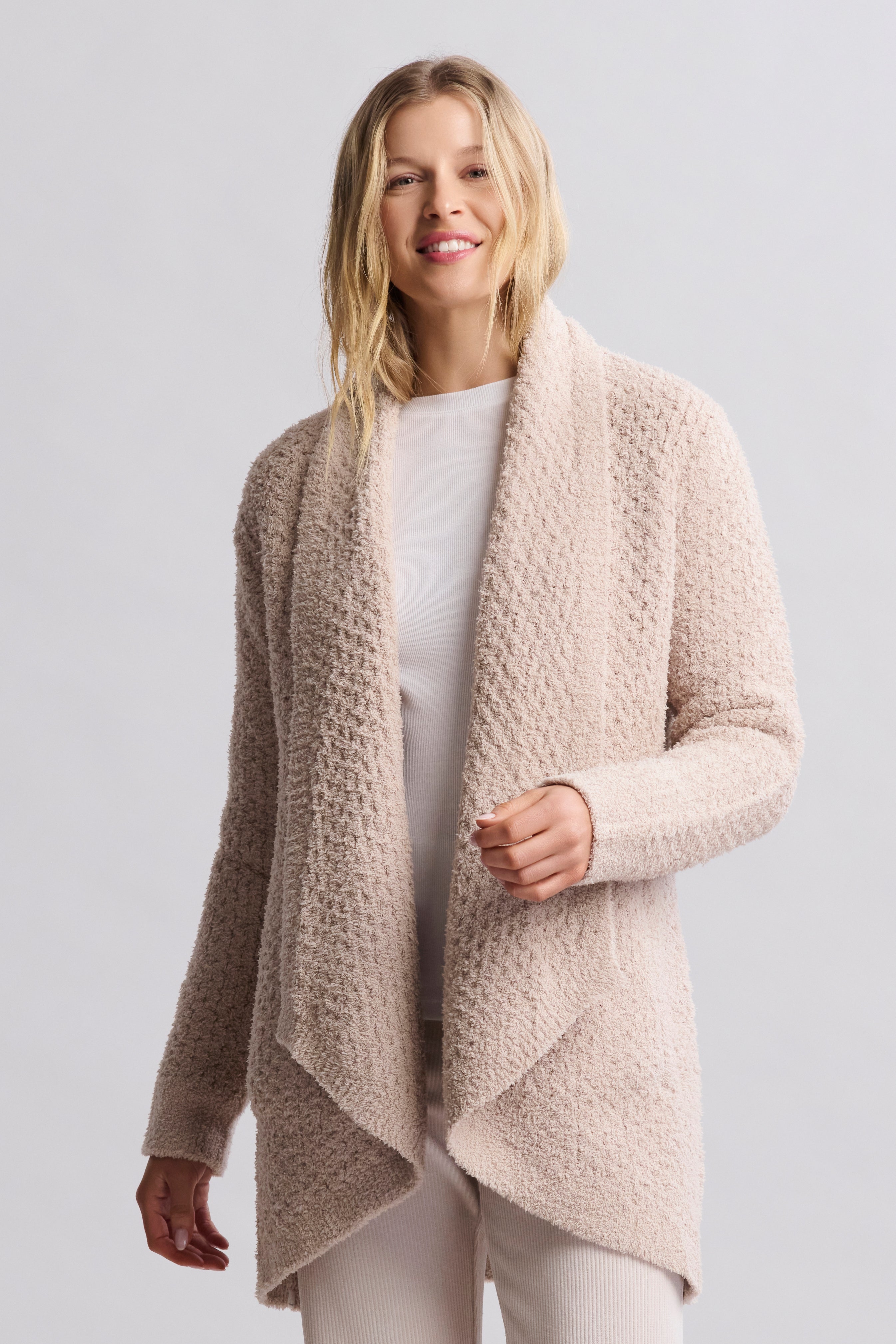 カーディガン BAREFOOT DREAMS Native Shawl Cardigan L BDWCC21208_SandDollar_0809.jpg