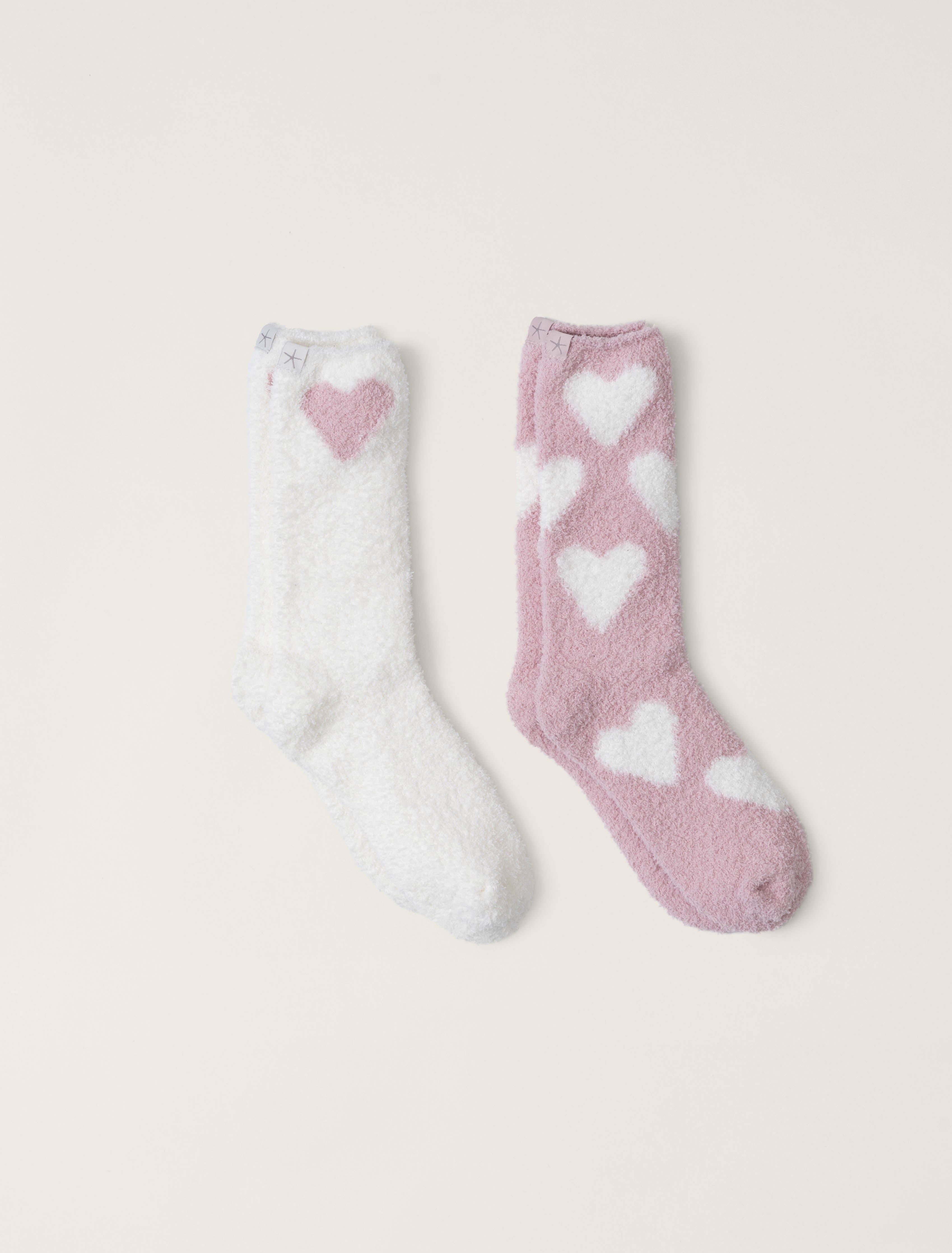 The CozyChic® Heart Print Sock Set | Barefoot Dreams®