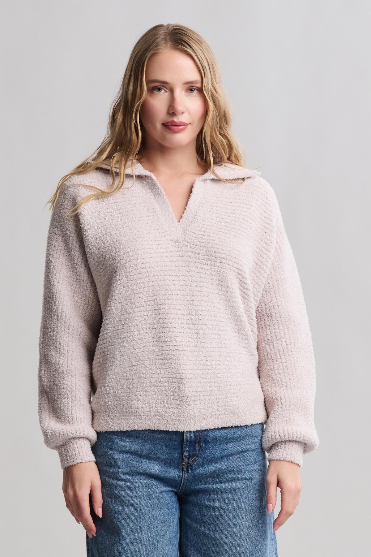 CozyChic® Dolman Sleeve Collared Pullover | Barefoot Dreams®