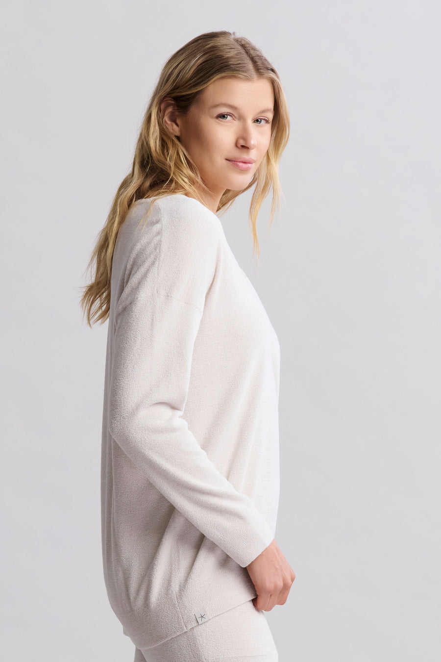 CozyChic Ultra Lite® V Neck Hi-Low Pullover