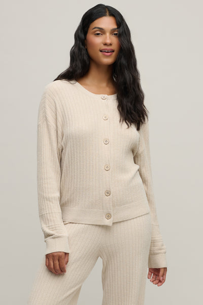 CozyChic Ultra Lite® Textured Rib Cardigan | Barefoot Dreams®