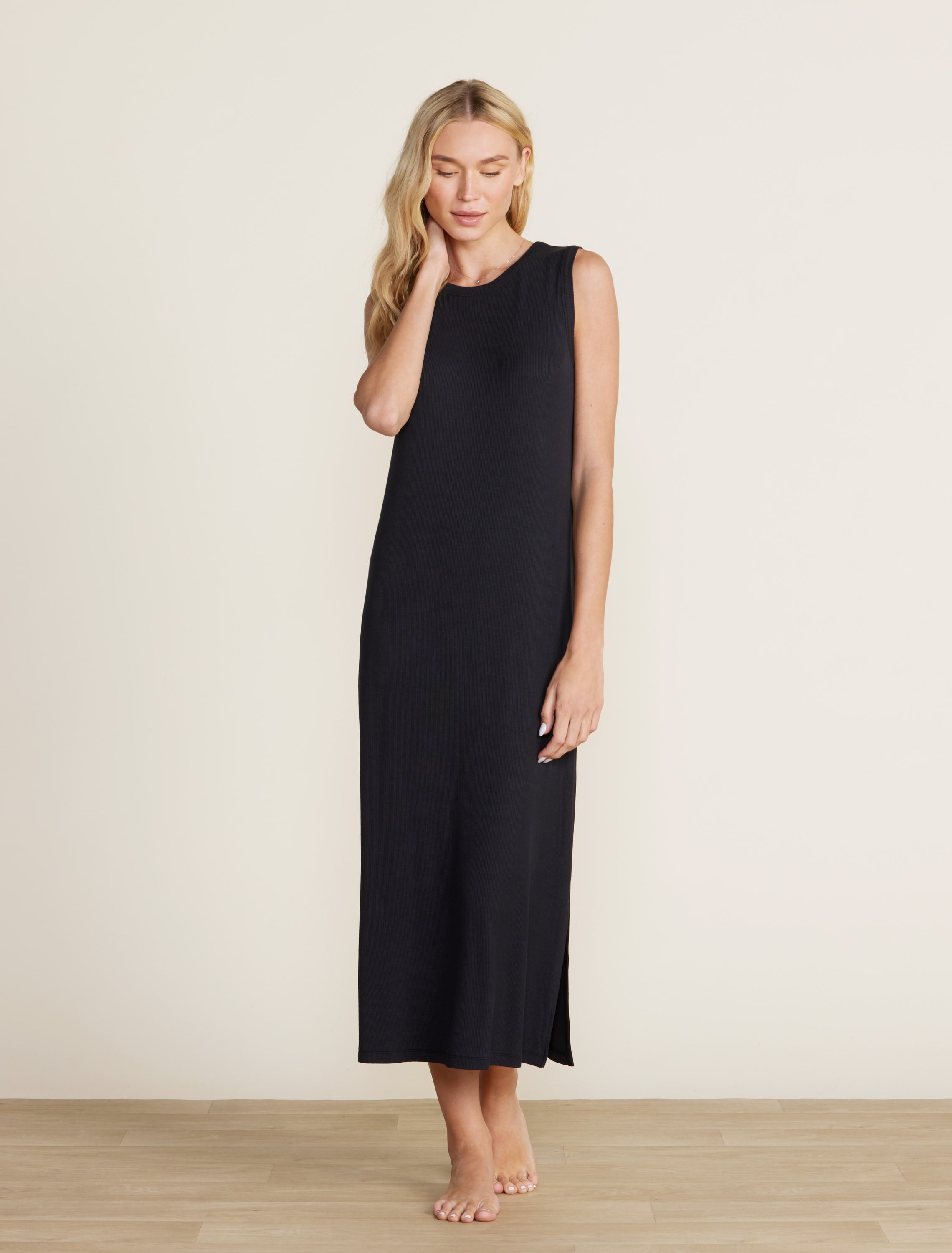 Barefoot Dreams Women's Malibu Collection Ultra Soft Rib Tank Dress