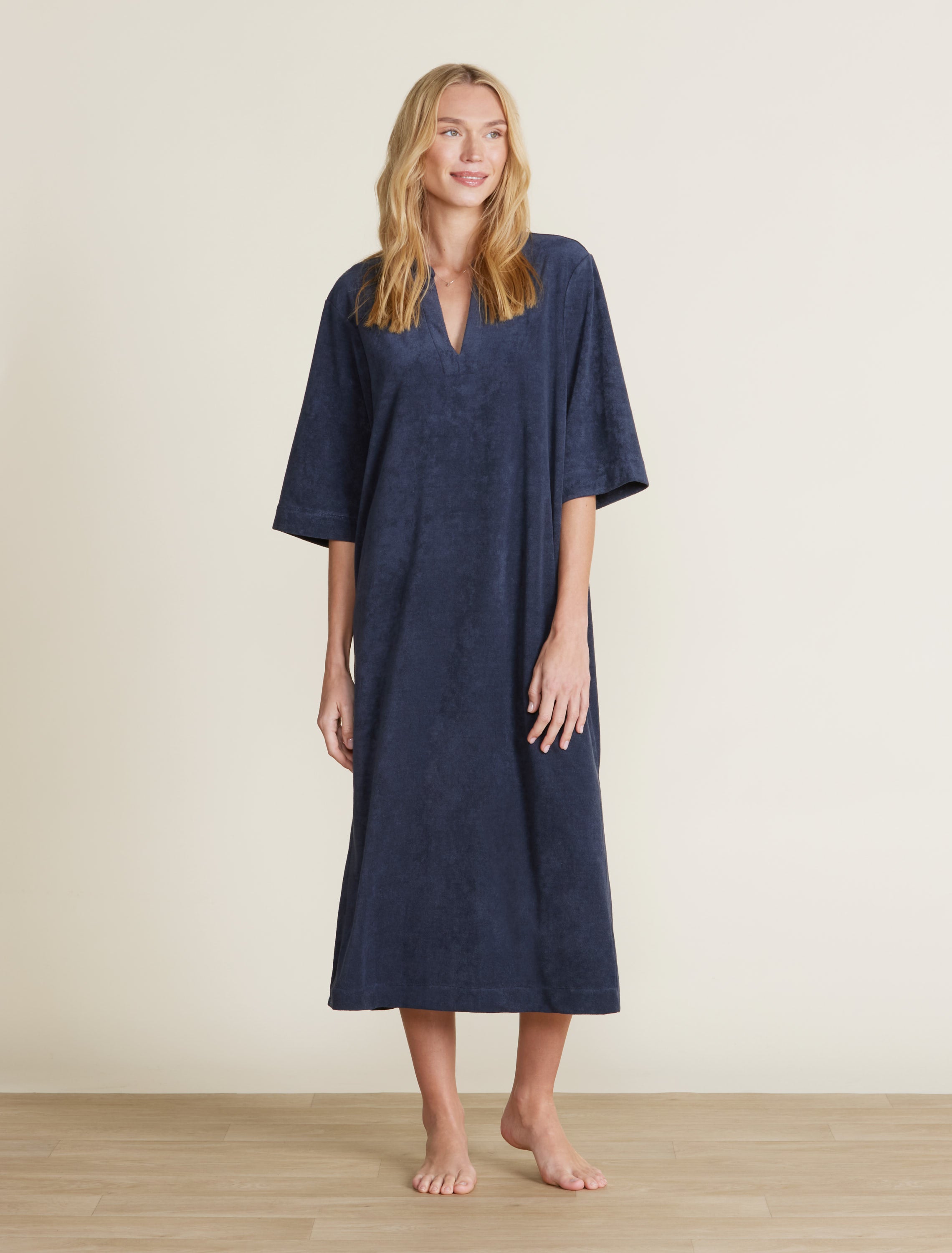 CozyTerry® Placket Caftan | Barefoot Dreams®