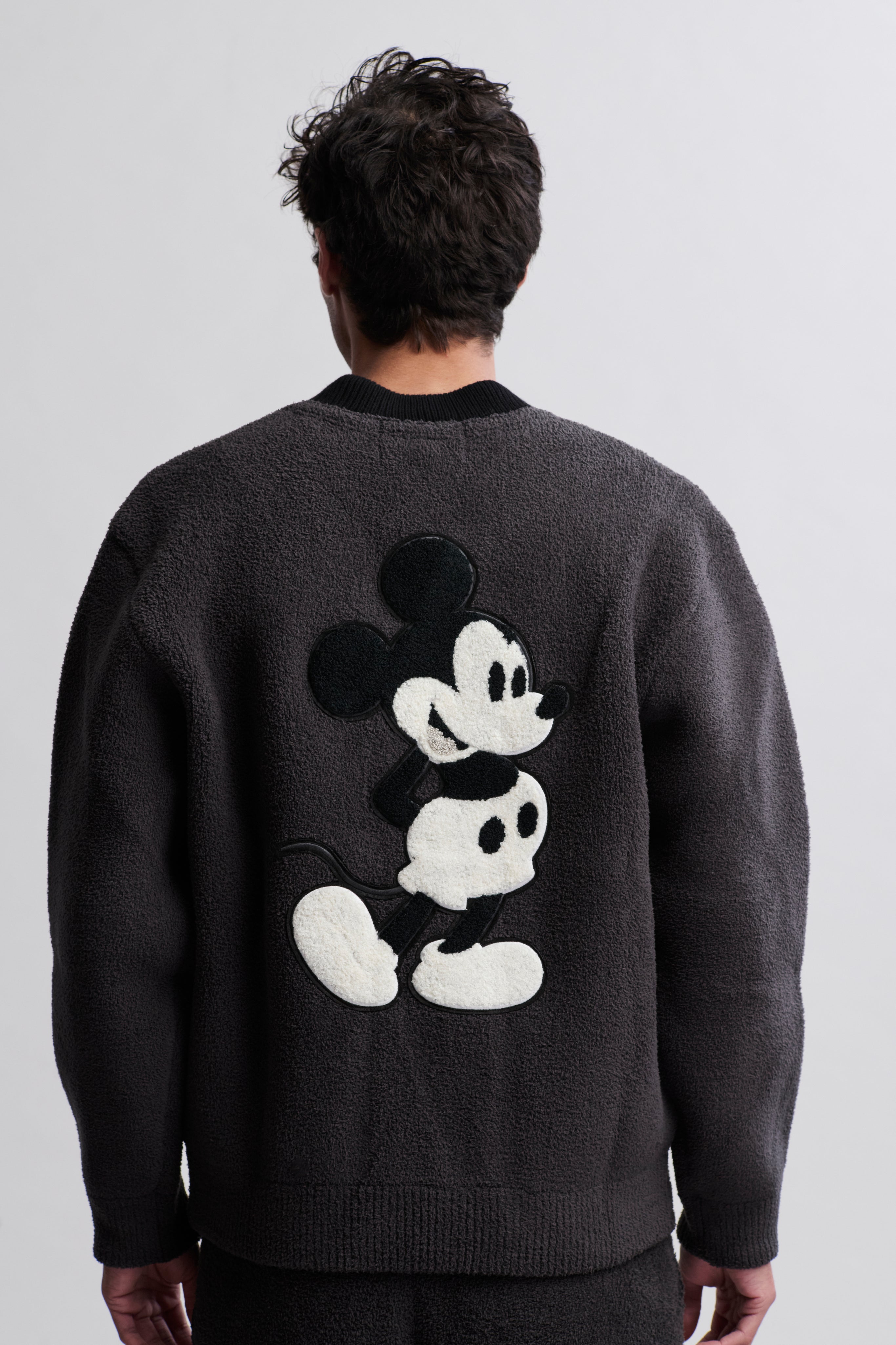 CozyChic® Disney Classic Mickey Men's Varsity Jacket Barefoot