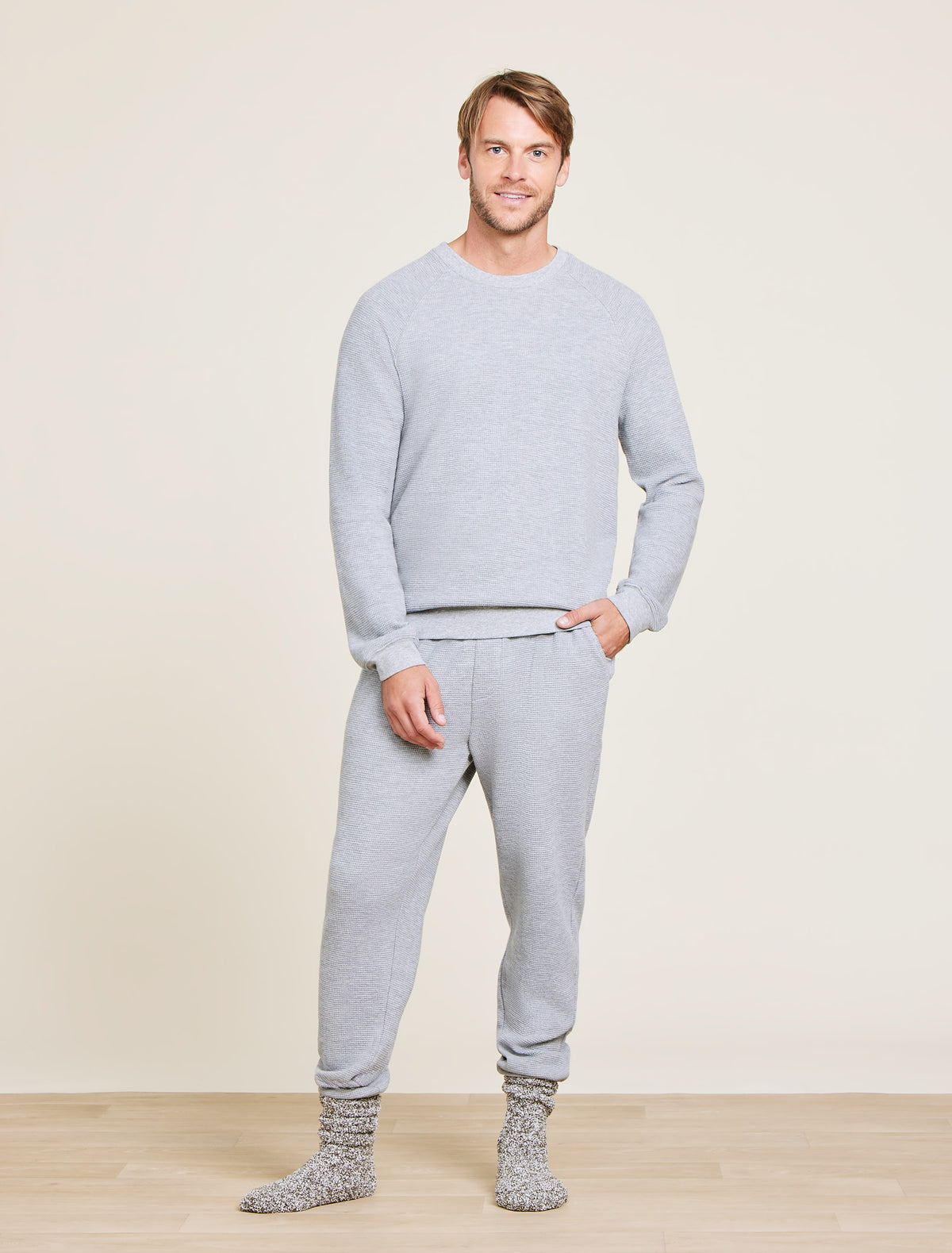 Malibu Collection® Waffle Knit Raglan Pullover | Barefoot Dreams®