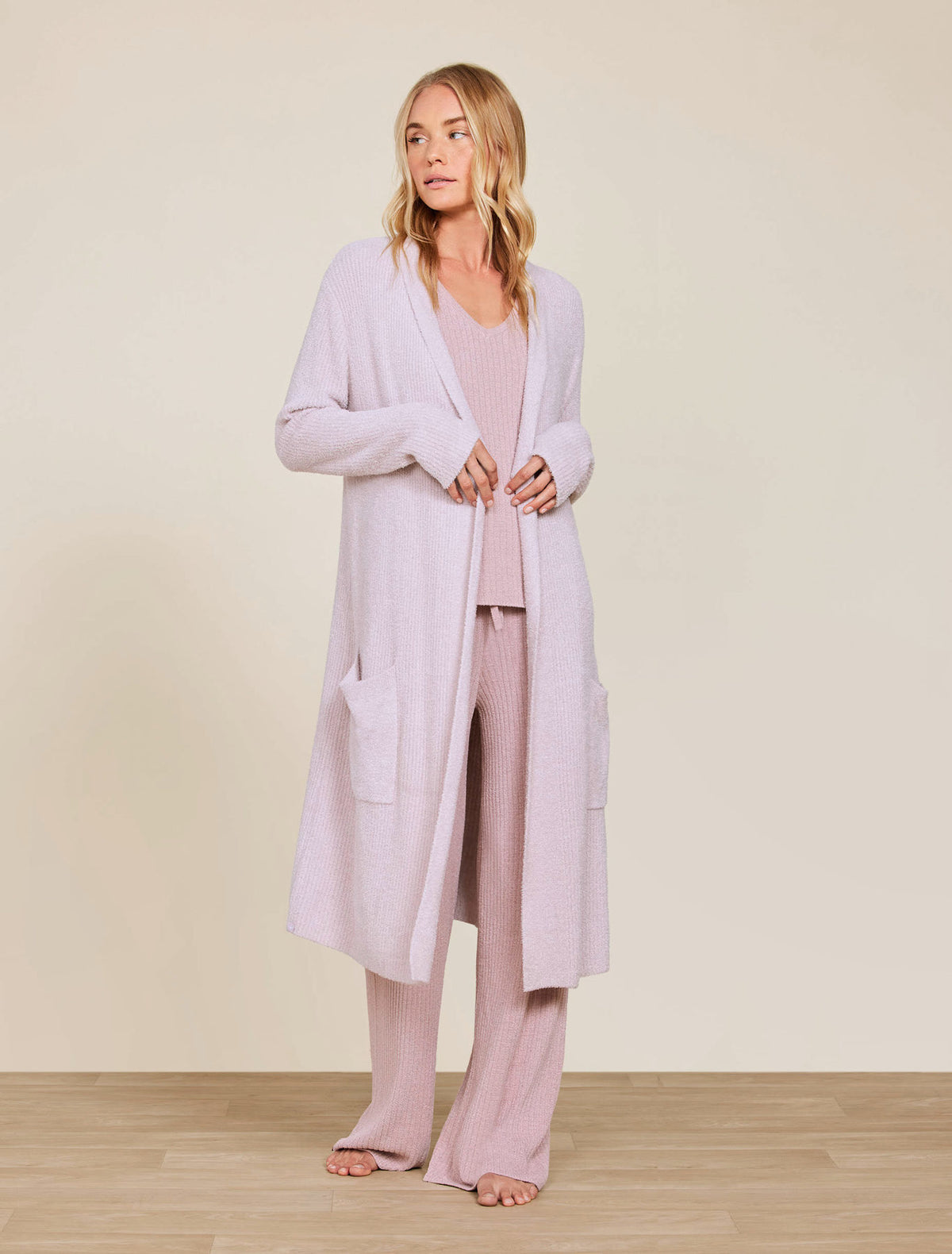 Barefoot Dreams Robe Bearberry Checkerboard Plush Robe - Lightweight ...