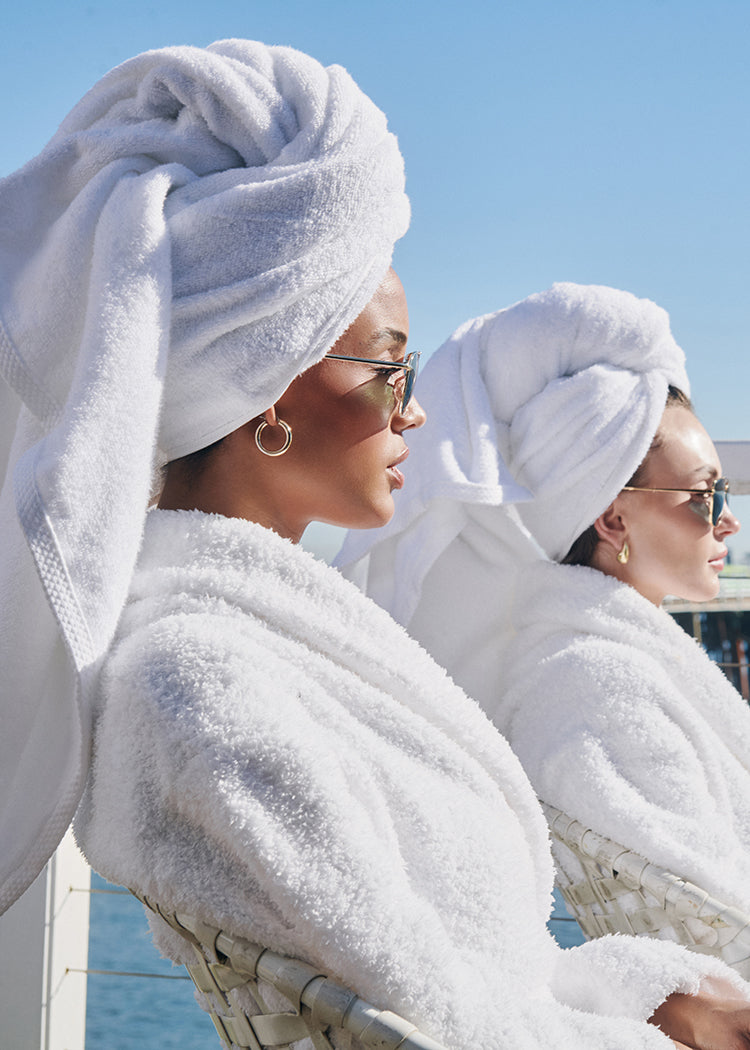 Girls in robes