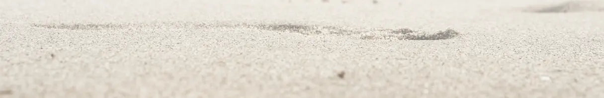 Narrow strip of sand