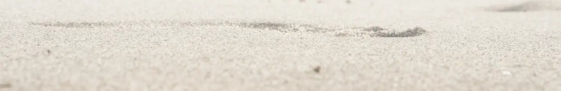 Narrow strip of sand