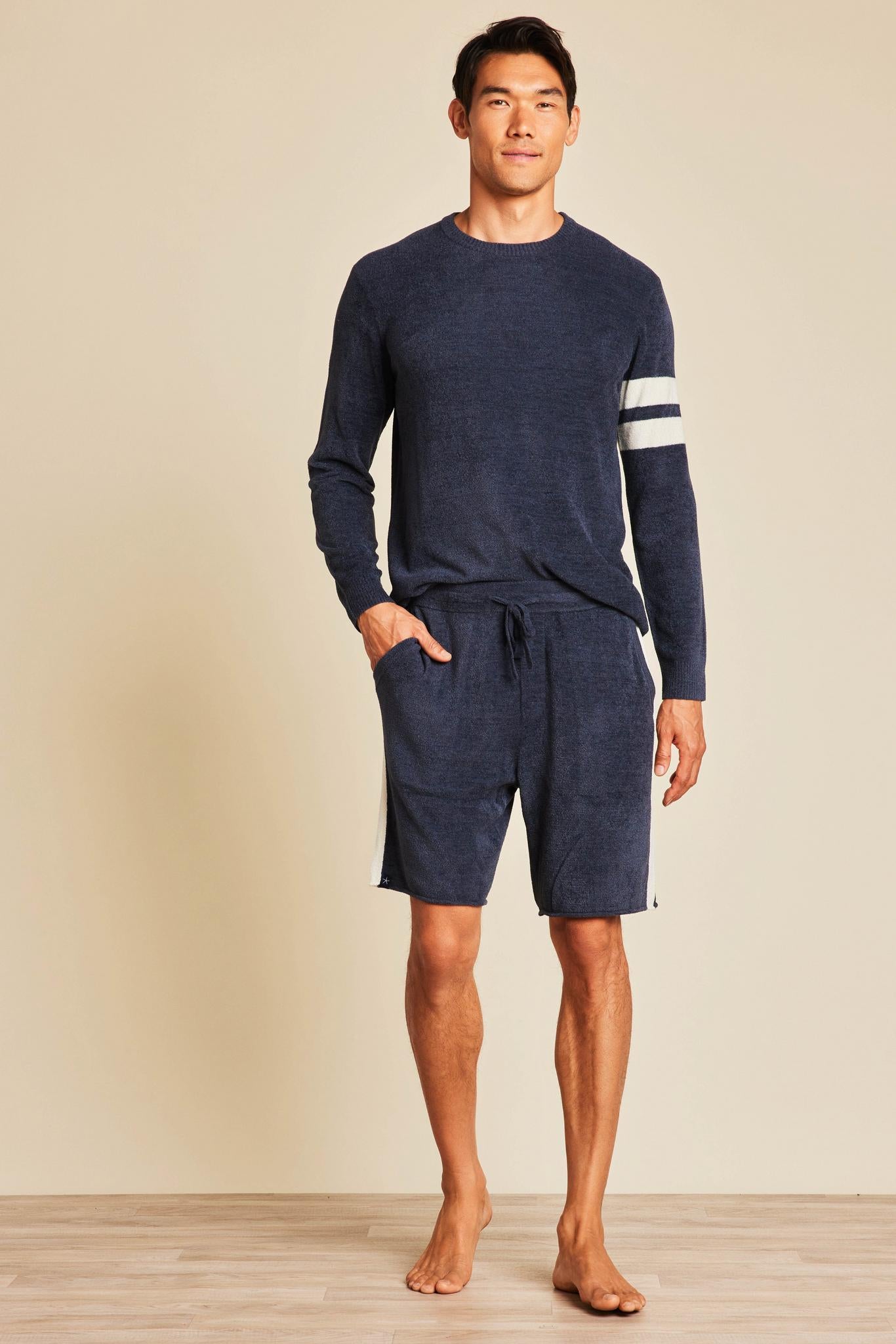 パンツ FCRB-230084 BAREFOOT DREAMS PILE SHORTS Cozychic Ultra Lite® Track Short | Barefoot Dreams®