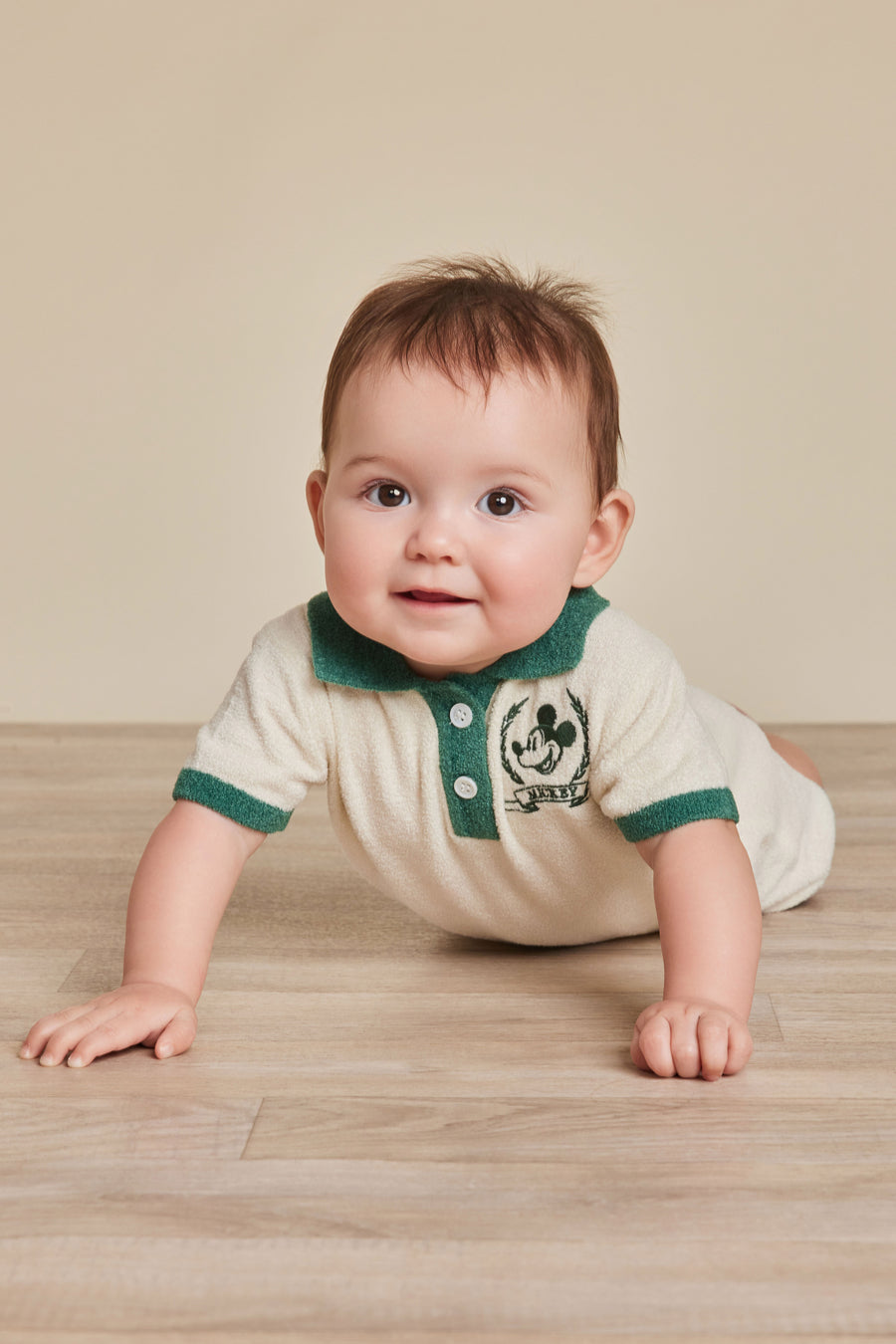 CozyChic Ultra Lite® Baby Disney Mickey Polo Onesie