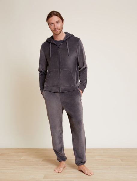 トップス BAREFOOT DREAMS PILE ZIP UP HOODIE Barefoot Dreams